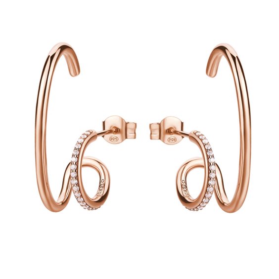 Ohrringe Rosato Dame Bianca in Silber Cubic Zirconia RZBI47 - RZBI47